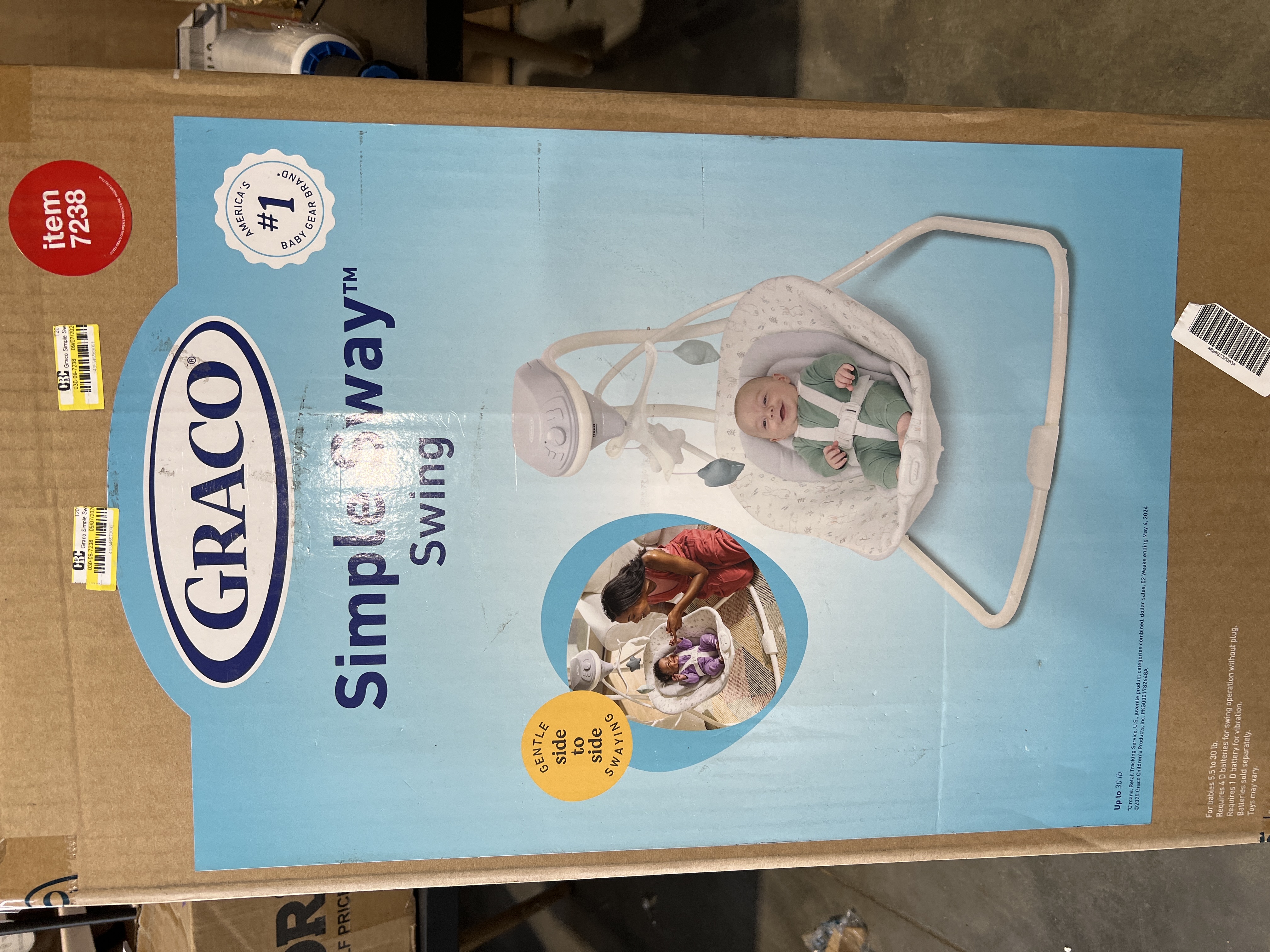 Graco Simple Sway Baby Swing - Blythe — photo 2