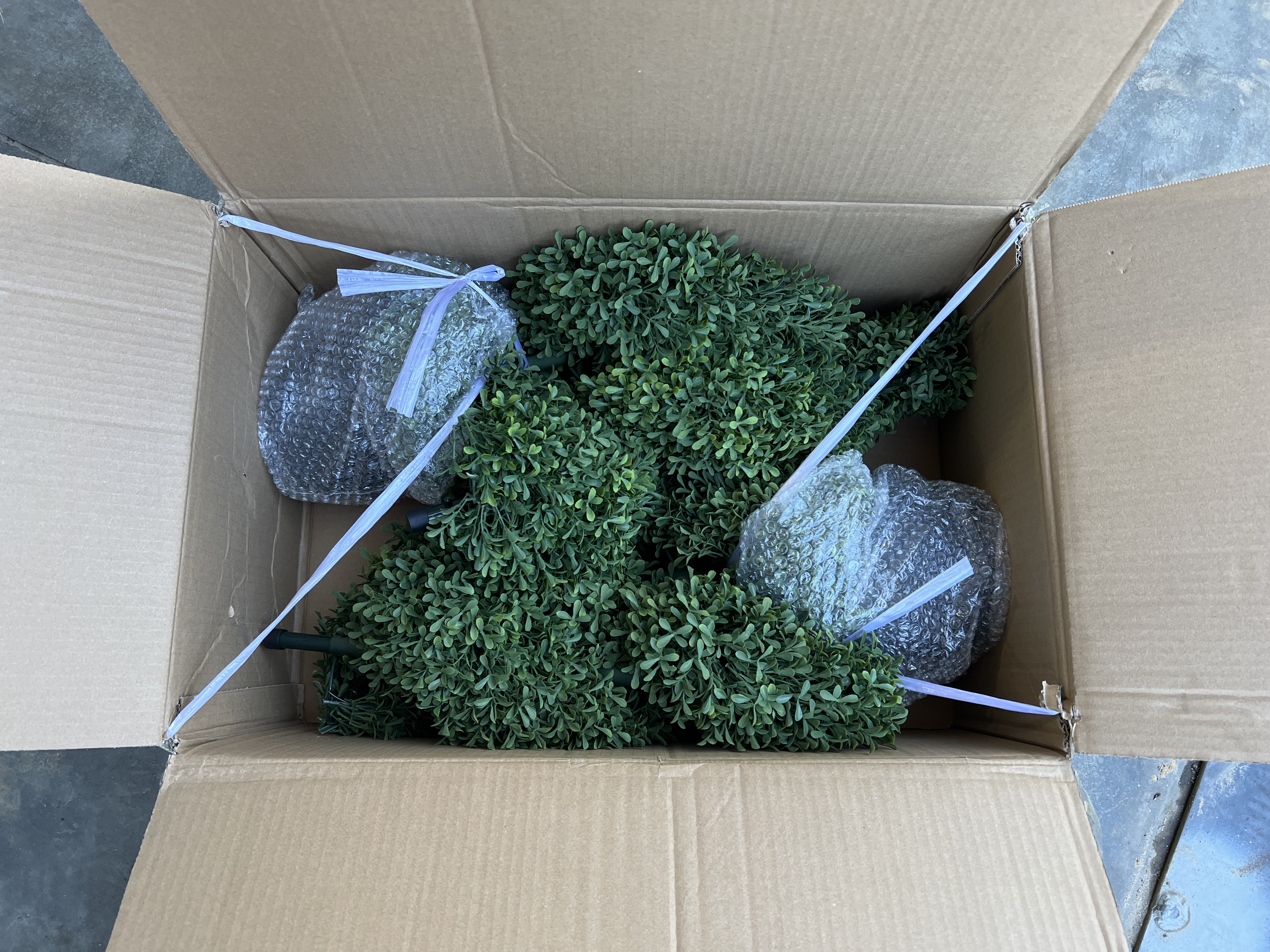 Artificial spiral topiary tree — photo 2