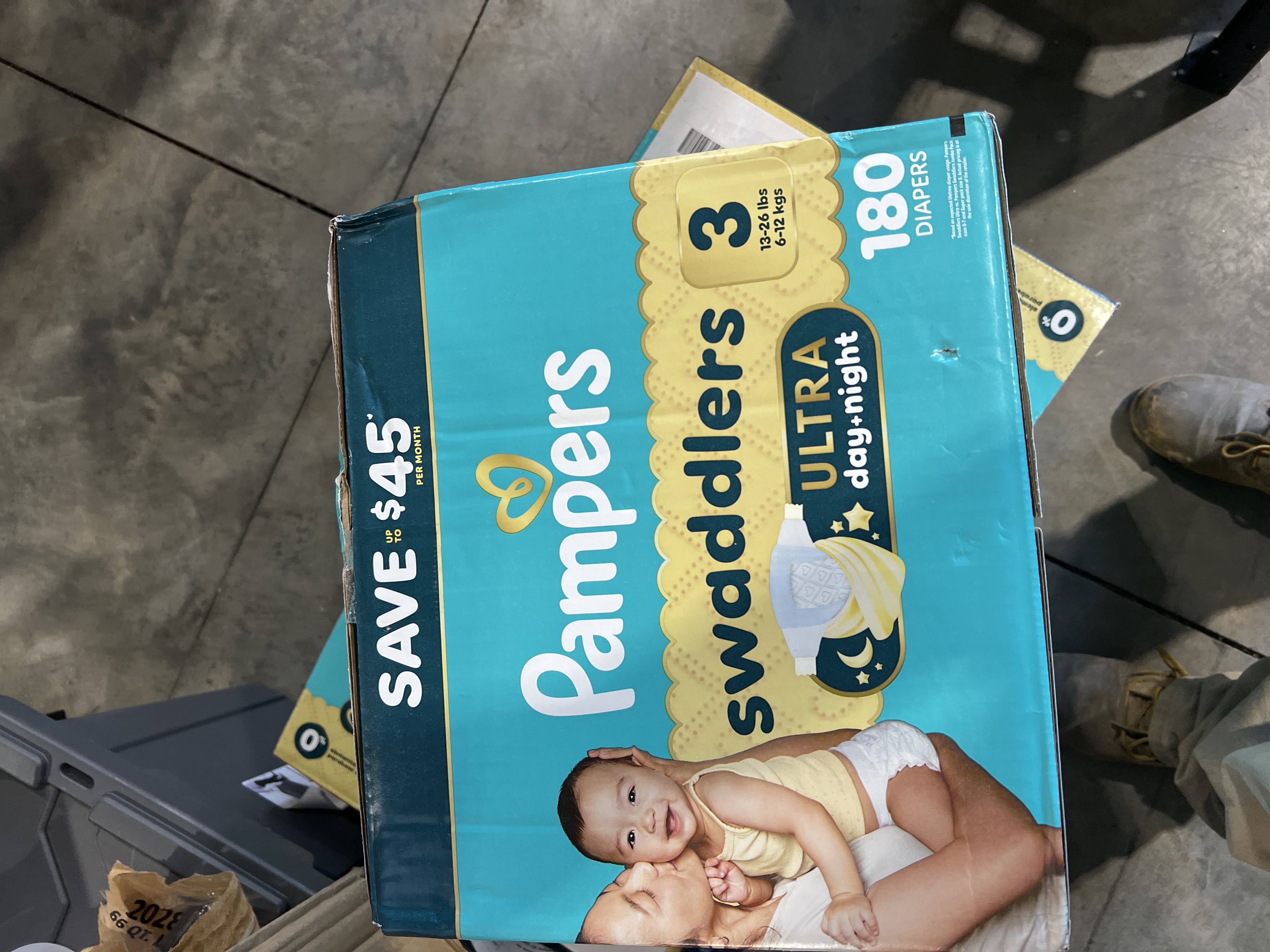 Pampers Swaddlers Ultra Diapers, Size 3 (13-26 Pounds), 180 Count — photo 3